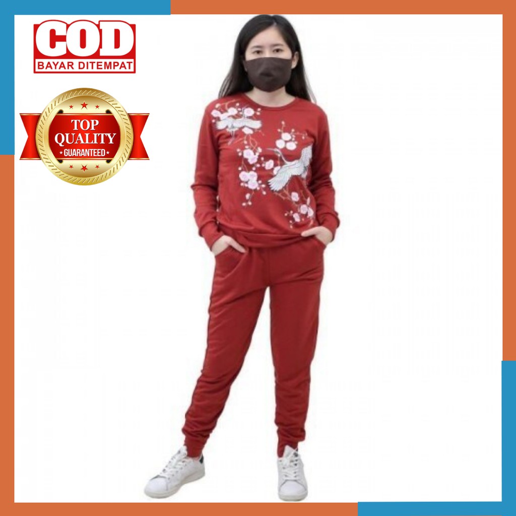 Setelan Sweater Wanita Set Baju Wanita - Setelan Joging