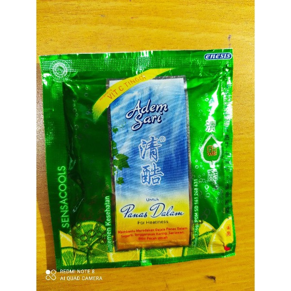 

12 pcs adem sari sachet