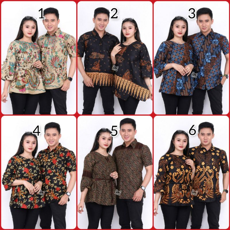 Harga Pabrik Maura Couple - Sania Ruffle Batik Couple Ori Ndoro Jowi Garansi Termurah Shopee - Kebaya Sarimbit 73a1N5IRBmJBe
