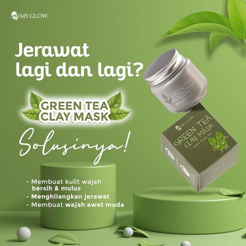 Ms Glow Clay Mask Greentea