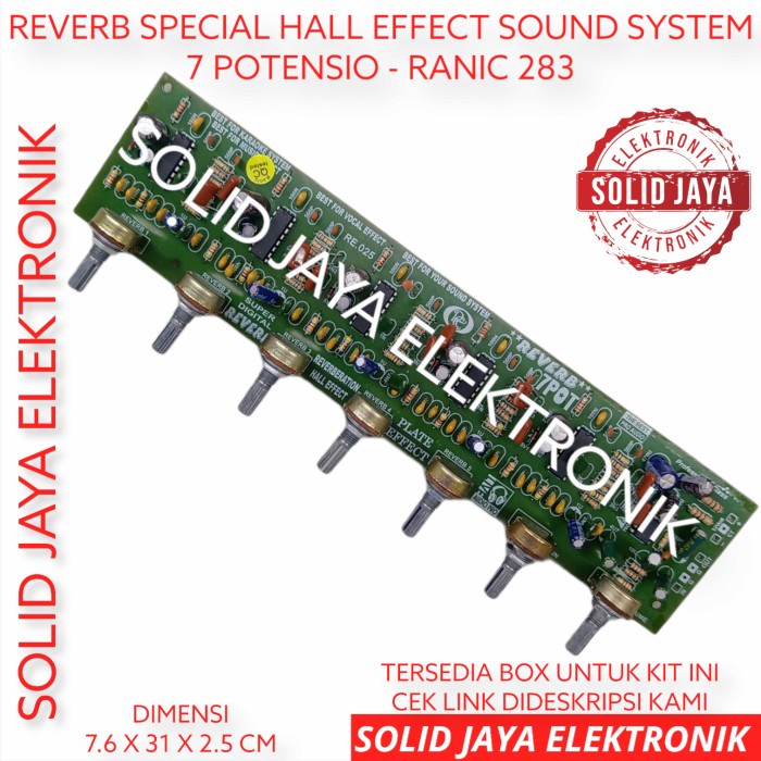 KIT REVERB 7 POTENSIO SPECIAL HALL EFFECT EFEK SOUND ECHO RANIC 283