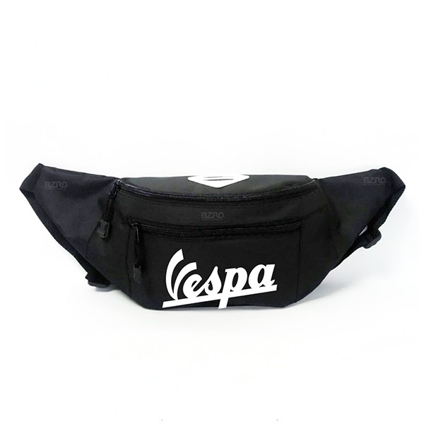 TAS SELEMPANG WAISTBAG GAMBAR Vespa Logo SLEMPANG WAIST BAG PRIA WANITA BAHAN DISTRO KAGE