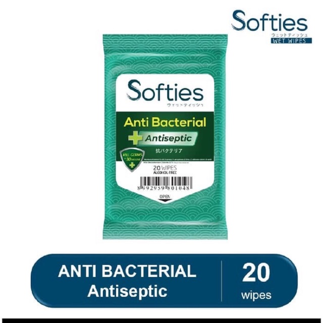 SOFTIES TISSUE BASAH ANTIBACTERIAL
