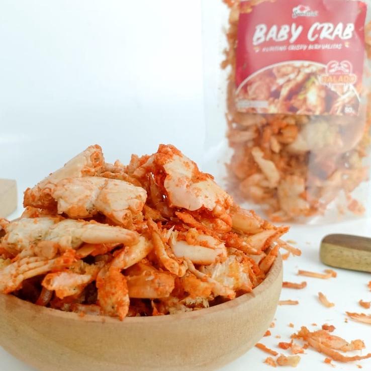 

❤[PROMO ⚡ALE!!!]❤ Baby Crab Crispy / Izin Pirt Halal / Camilan / Keripik Crab / Snack / Kepiting Kriuk / Seafood / Crab Krips produck terlaris