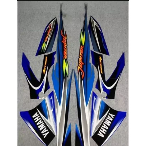 striping jupiter z lama 2005 warna biru