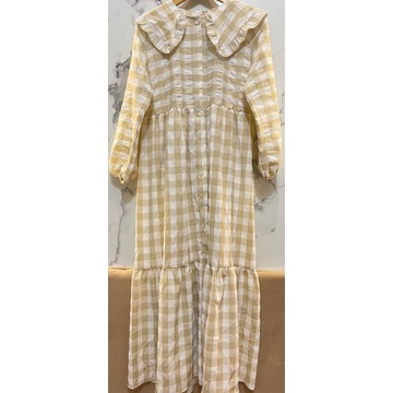 Queenby Midi Dress Muslim/ Midi Dres/ Midi Dress Korea/ Midi Dress Rayon Crinkle/ Dress Muslim/ Dres