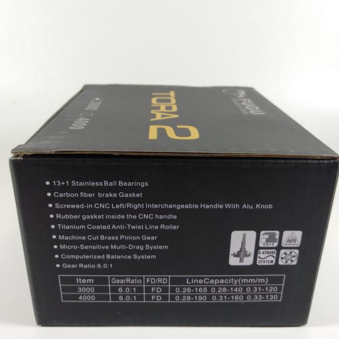 Reel Fugu Tora 2 4000 Power Handle Body Full Metal