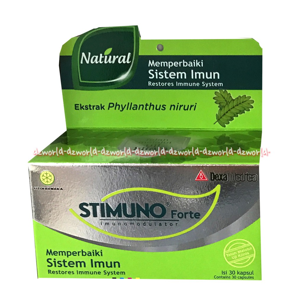 Stimuno Forte Vitamin Untuk Memperbaiki Sistim Imun Yang Rusak 30 Kapsul