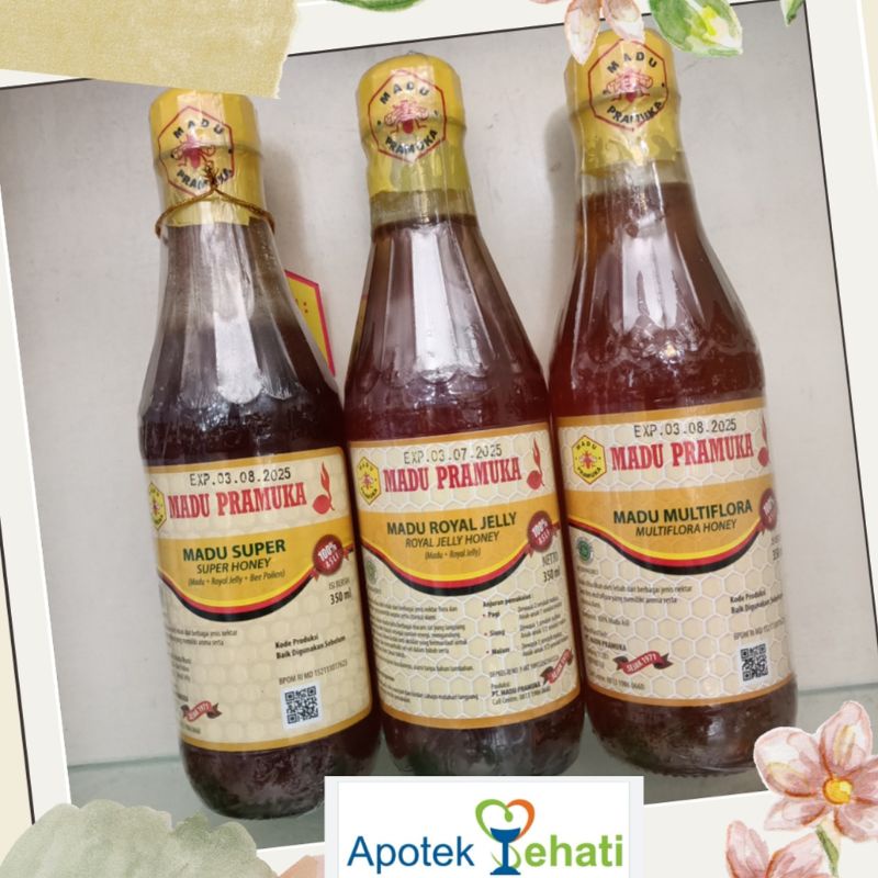 

MADU PRAMUKA 350 mL SUPER / ROYAL JELLY / MULTIFLORA