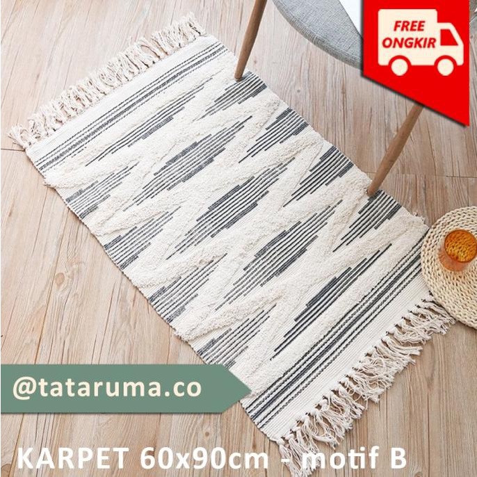 ZUKA - Karpet Nordic 60 x 90 Modern Minimalis