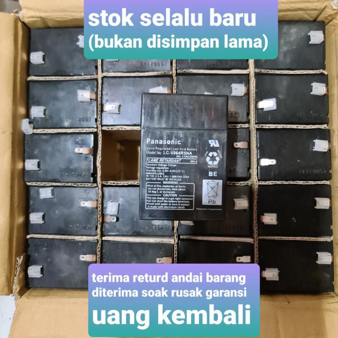 6V4.5AH AKI ACCU KERING 6V 4.5AH 6 V VOLT 4.5AH EMERGENSI BATU BATERAI