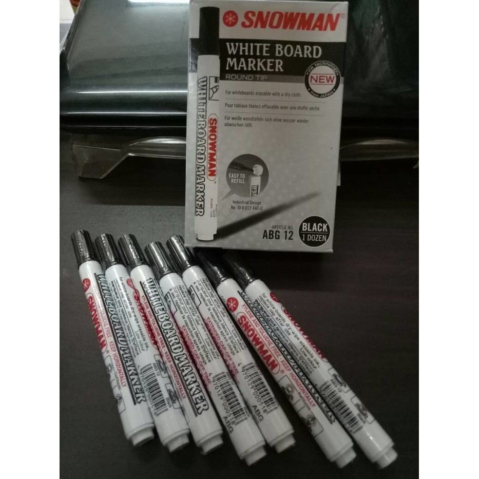 

Spidol SNOWMAN whiteboard ABG 12