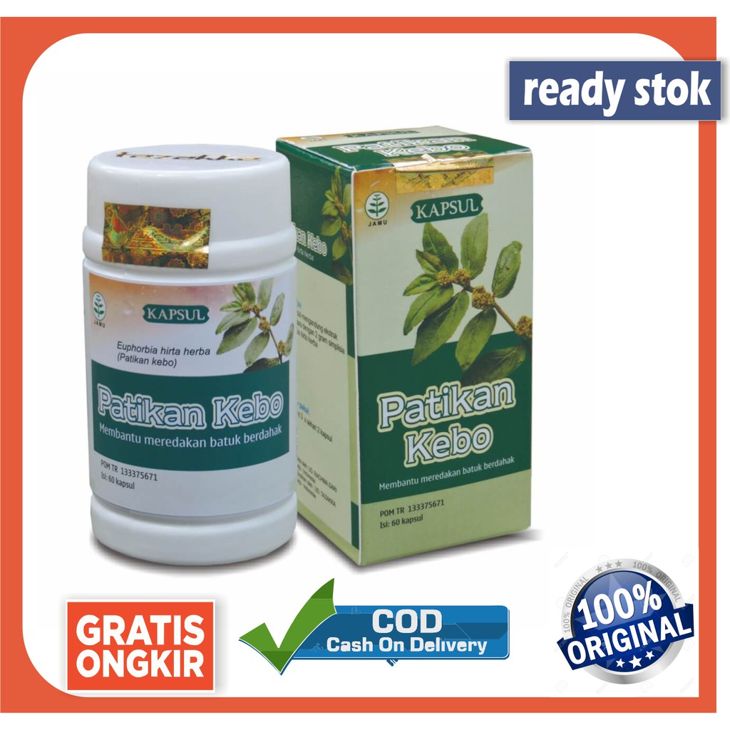 

OBAT BATUK BERDAHAK DAN RADANG TENGGOROKAN KAPSUL PATIKAN KEBO TAZAKKA ORIGINAL BERHOLOGRAM.