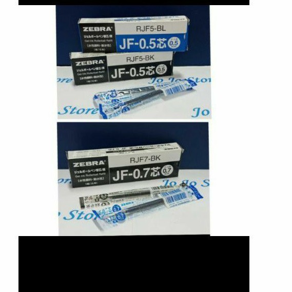 

Refill/isi pen sarasa 0.5 dan 0.7 hitam biru