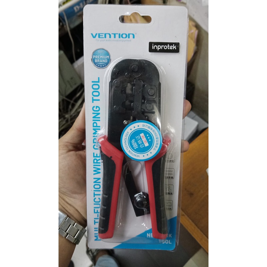 Vention Multi Function Cable Crimping Tool Tang UTP CAT6 CAT5E RJ45