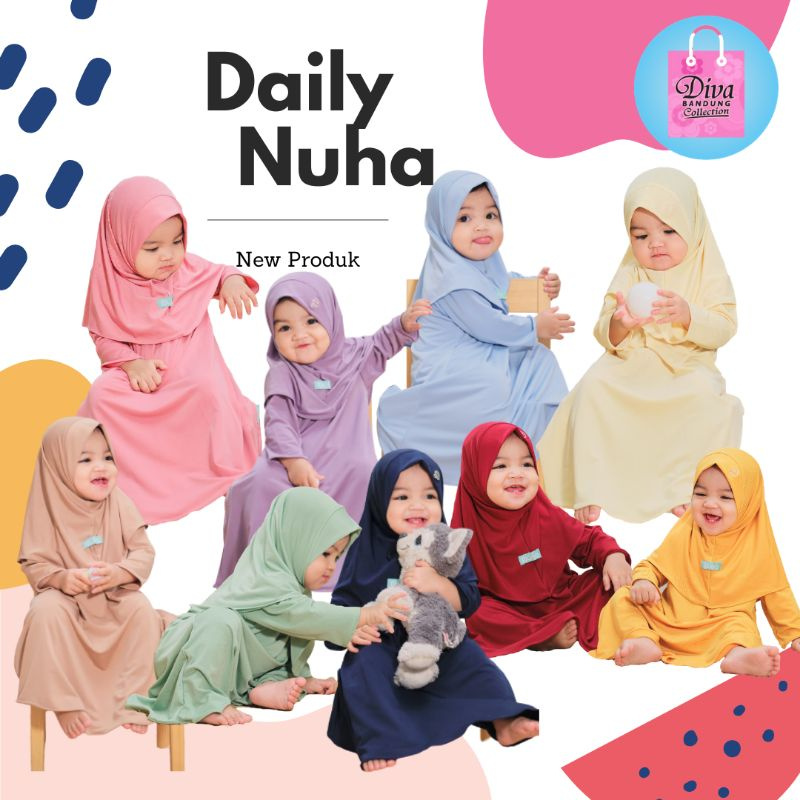 GAMIS BAYI, ANAK DAILY NUHA ORI BY NUHA x AISKA HIJAB