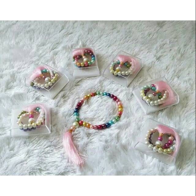 Tasbih Mutiara Box Akrilik