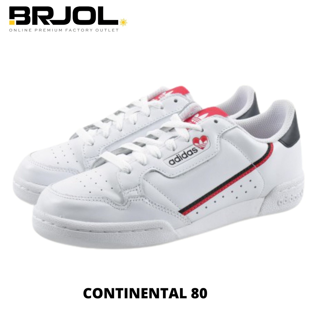SEPATU SNEAKER PRIA KASUAL ORIGINAL ADIDAS CONTINENTAL 80 FZ1818 PUTIH