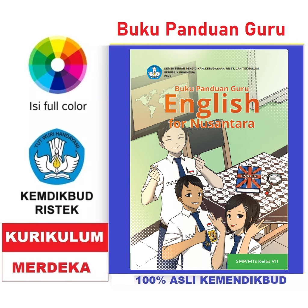 Jual Diskon Buku Panduan Guru English For Nusantara Smp Kelas VII ...