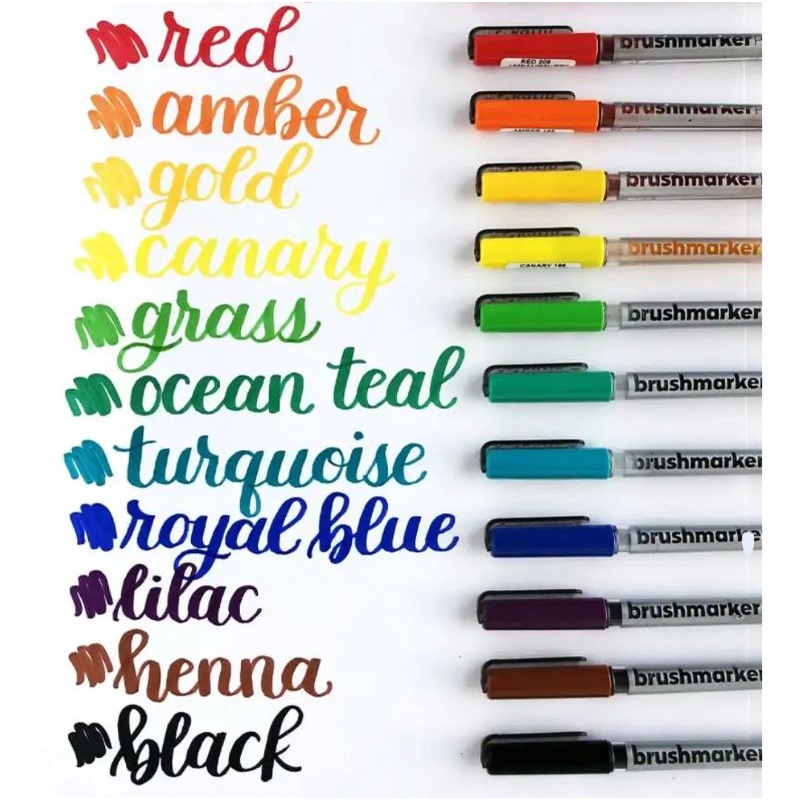 

Karin Brush Pen Brushmarkers Pro - Free Kertas Latihan Lettering // Dimino