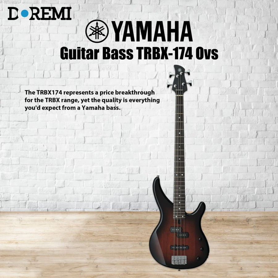 Yamaha Bass Elektrik TRBX174 / TRBX 174 Original - Bass Listrik