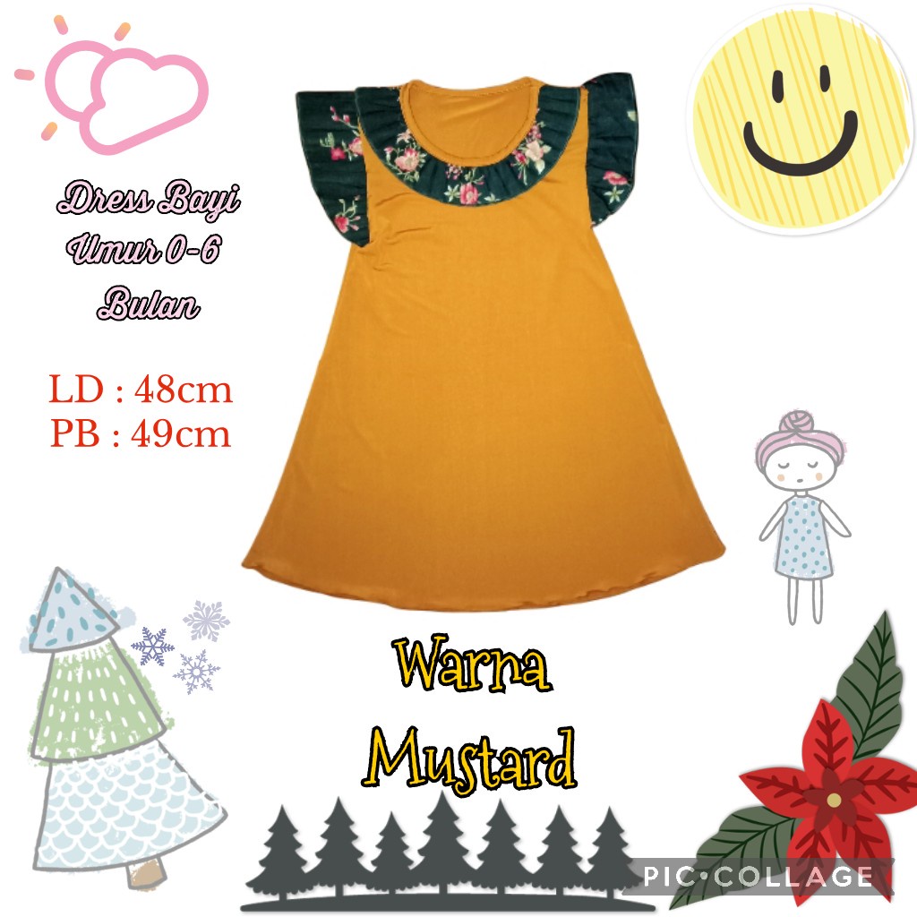 GAMIS BAYI PEREMPUAN I GAMIS BAYI 6-12 BULAN I GAMIS BAYI 0-6 BULAN I GAMIS BAYI PEREMPUAN 6-12 BULA