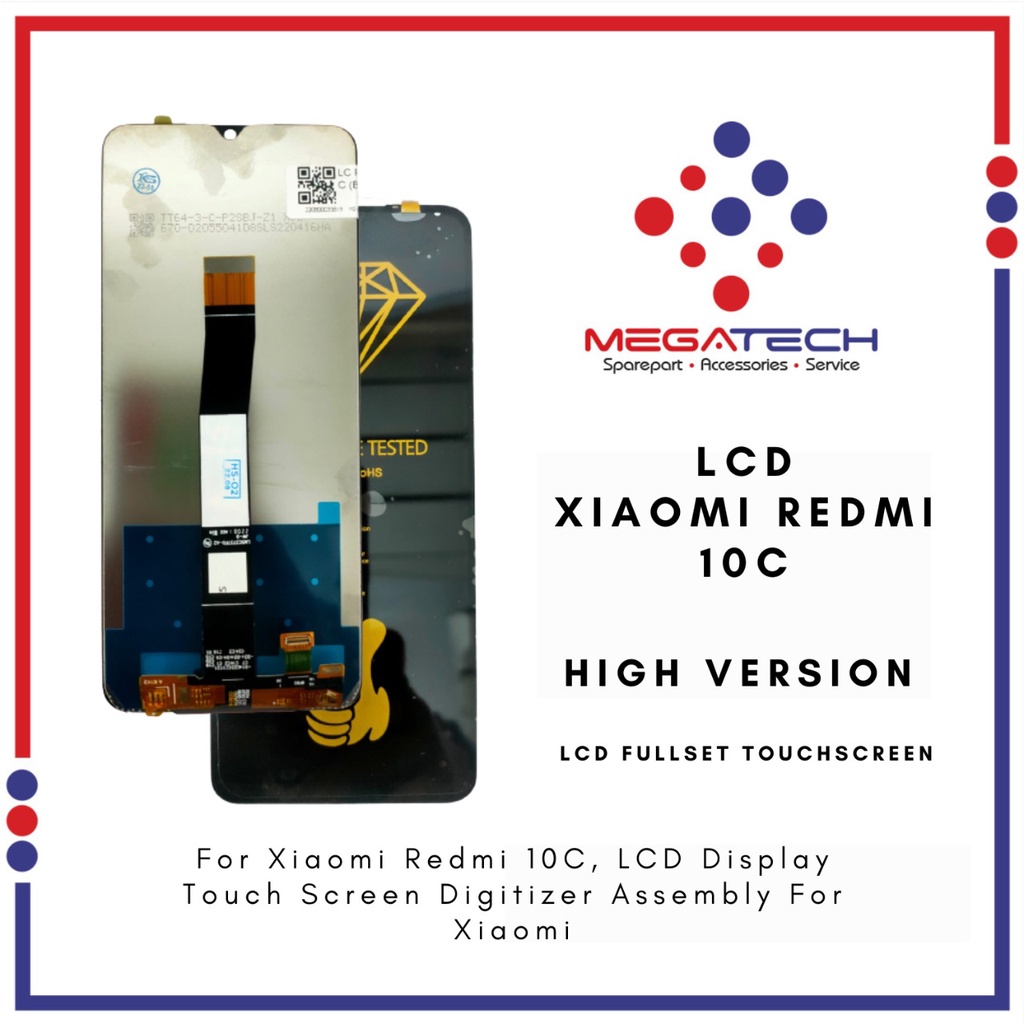 LCD Xiaomi Redmi 10C Fullset Touchscreen