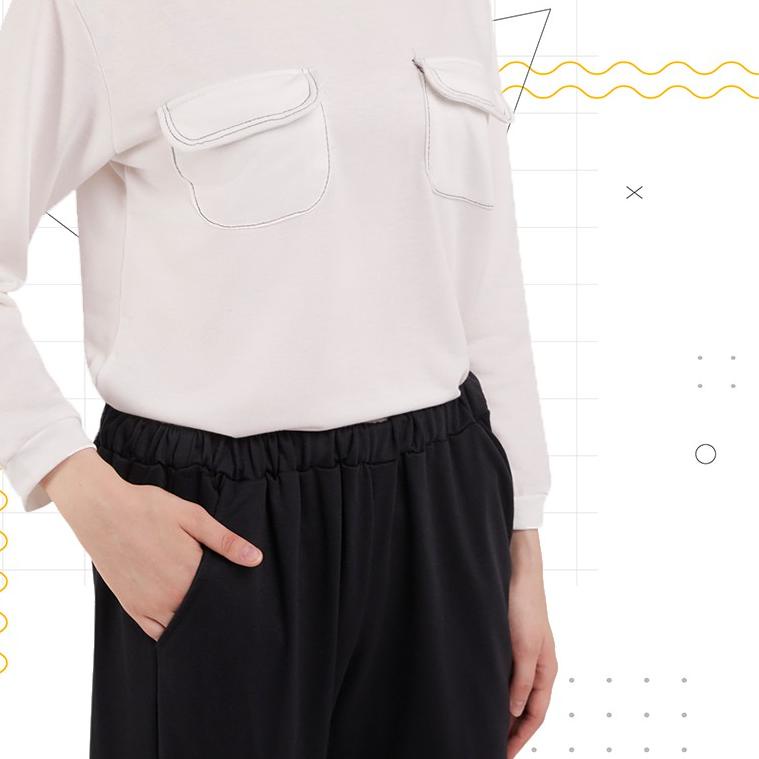 ♟ Setelan Training Wanita Korean Style M/L Set Wanita Korea Set Wanita Kekinian ♤