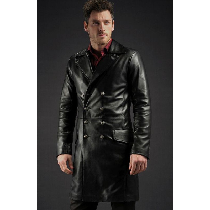 JAKET KULIT SAFARI JUBAH PRIA SETENGAH LUTUT ASLI DOMBA GARUT SUPER ORIGINAL TERBARU 2020