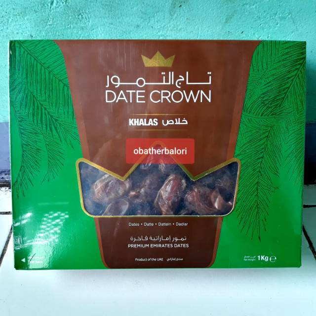 

Kurma Date Crown Khalas 1Kg