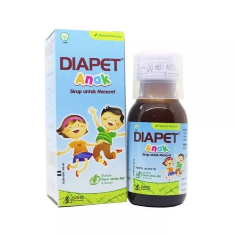 Diapet Sirup Anak 60 ml / Obat Diare Anak