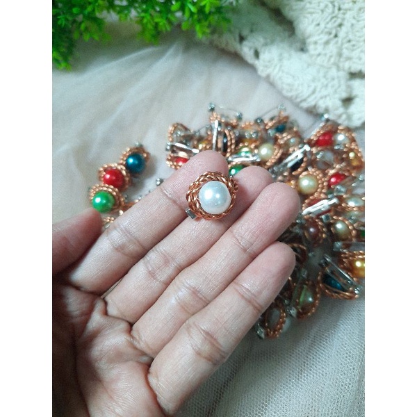 Bros Dagu Bros Kecil Bros Dagu Kecil Bros murah Peniti Bros Aksesoris Wanita Aksesoris Jilbab-putih