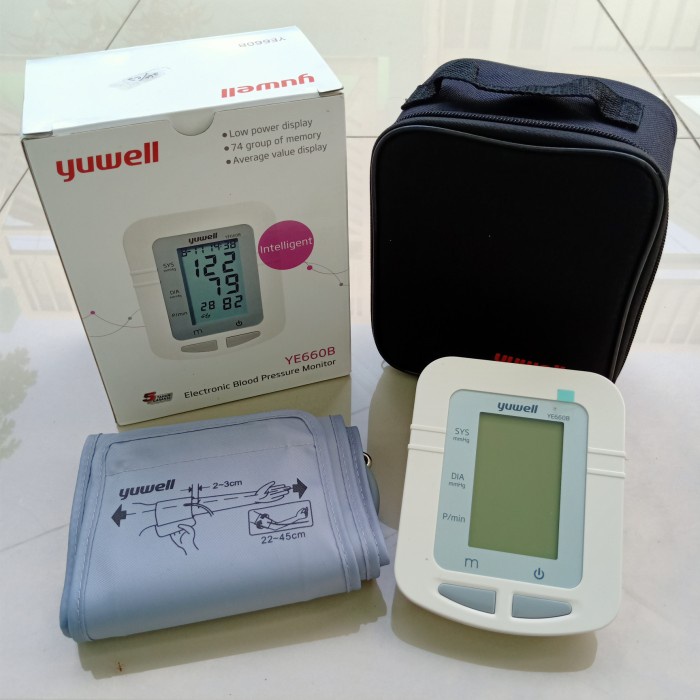 Tensimeter Digital Yuwell YE660B Alat Ukur Tensi Tekanan Darah Lengan