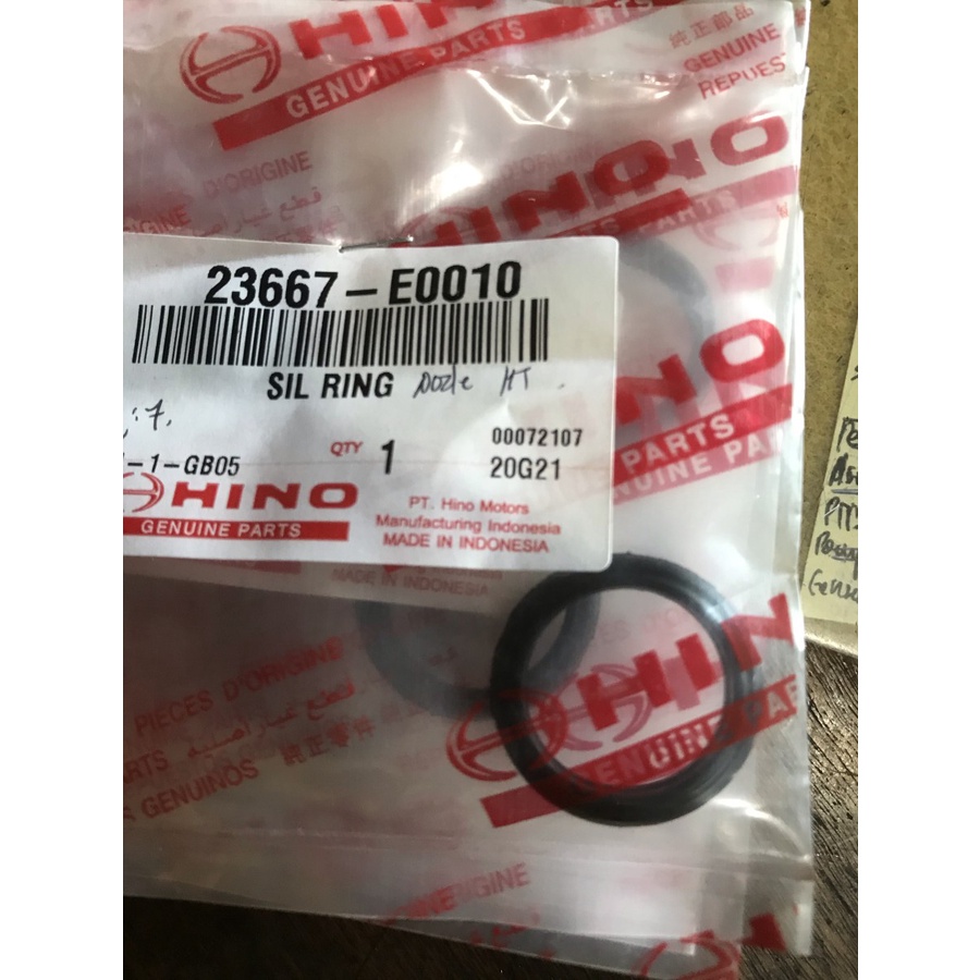 Seal sil o ring oring nozle nozzle Toyota Hino Dutro HT 130 HT130 ori