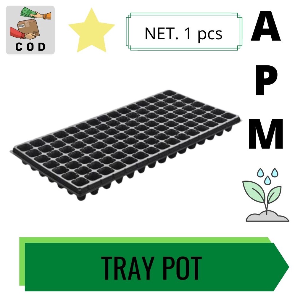 Tray Pot 200 Lubang - Tray Pot Semai Benih - Tray Semai Isi 188-288 Lubang