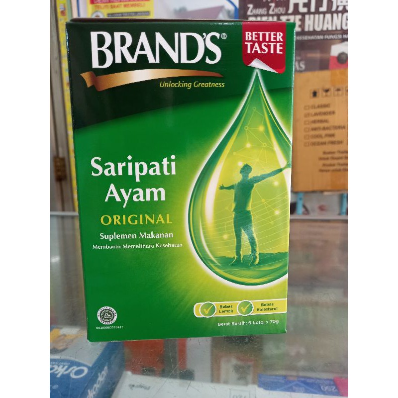 

BRAND'S Saripati Ayam Original 70Gr ( Isi 6botol )