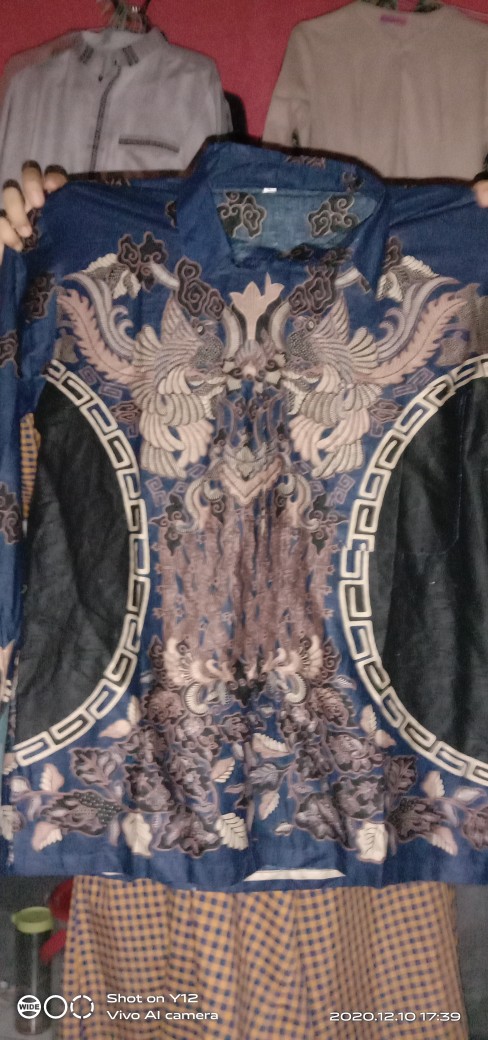 Bswart Batik Hrb026 Kenongo Hem Pendek Padi Pekalongan M L Xl Batik Pria Murah Modern