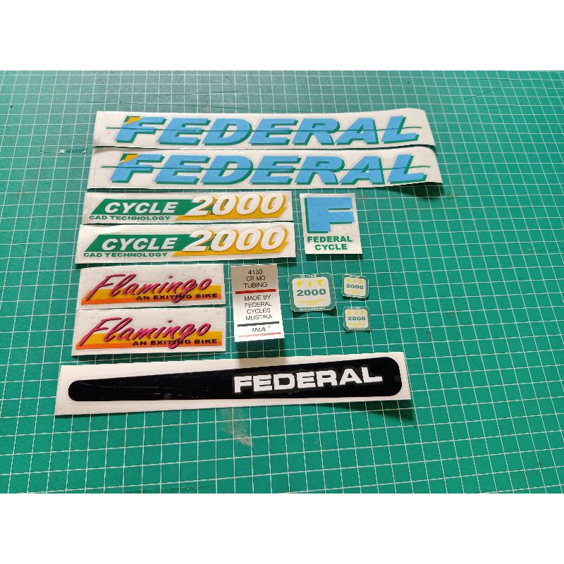 stiker sepeda federal Flamingo
