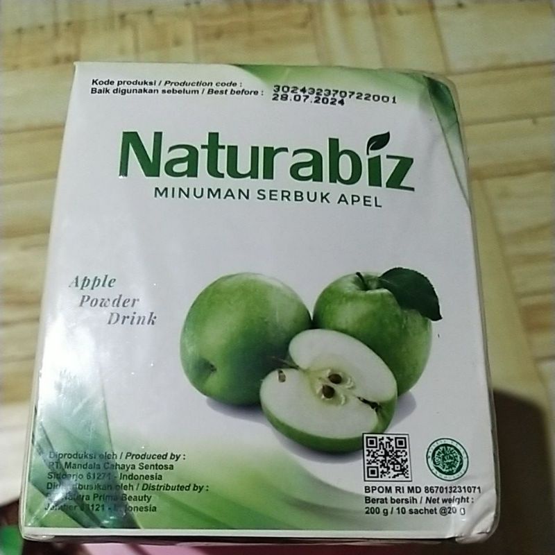 

NaturaBiz ( Minuman Serbuk Apel) Minuman Penurunan Berat Badan