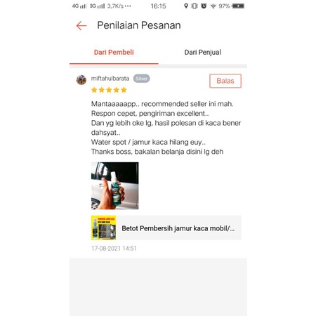 Pembersih jamur kaca mobil/Penghilang jamur kaca mobil/glass cleaner betot