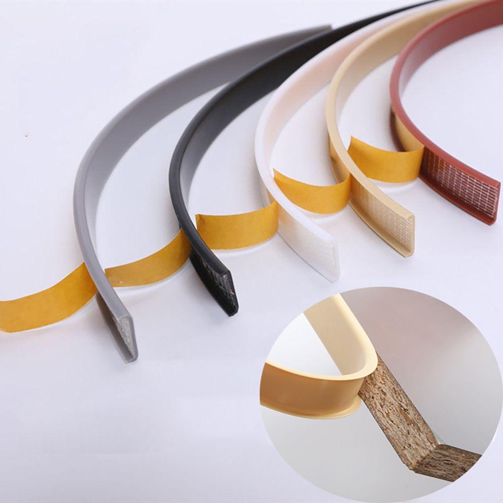 Nickolas1 Edge Banding strip Fixation 12 /15 /18mm Untuk Furniture Cabinet Edge Guard Protector Self Adhesive Bumper strip