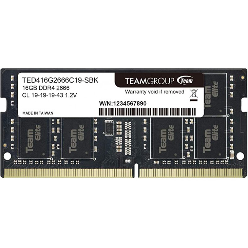 Memory (RAM) Team SODIMM 16GB DDR4 3200