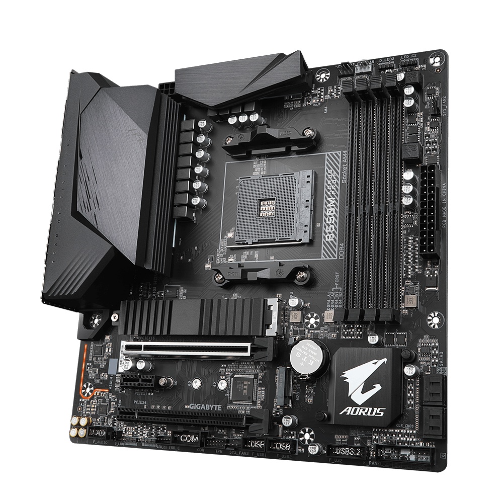 Gigabyte Motherboard AMD B550M AORUS PRO-P Socket AM4 Micro ATX 4 x DDR4 DIMM