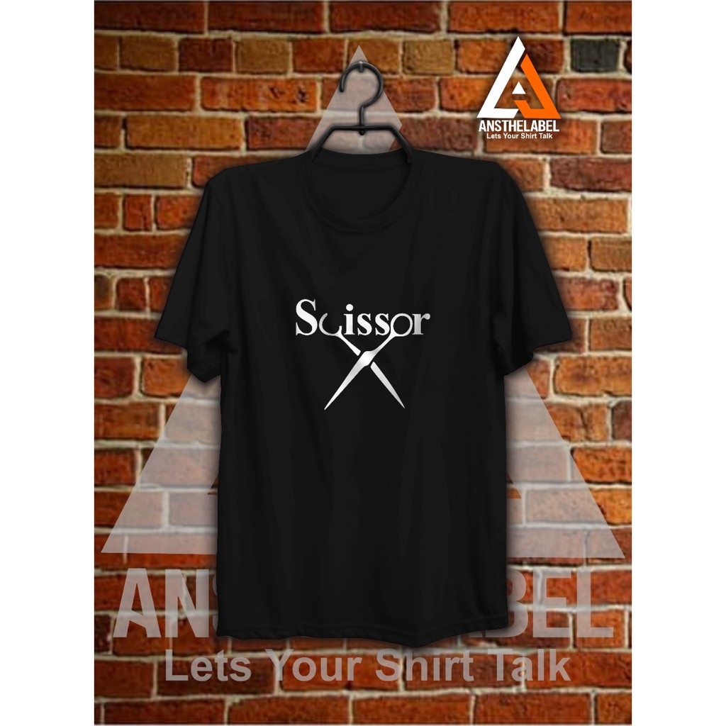 

saudagar_Kaos Sablon Polyflex Desain Scissor