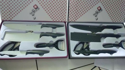 Pisau Dapur Set Swiss Military Army Knife Set