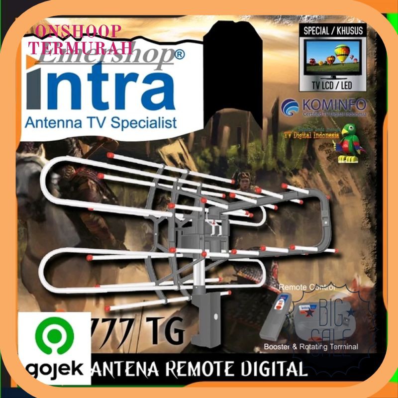 Termurah Antena tv led digital remote KABEL DAN BOOSTER Terlaris