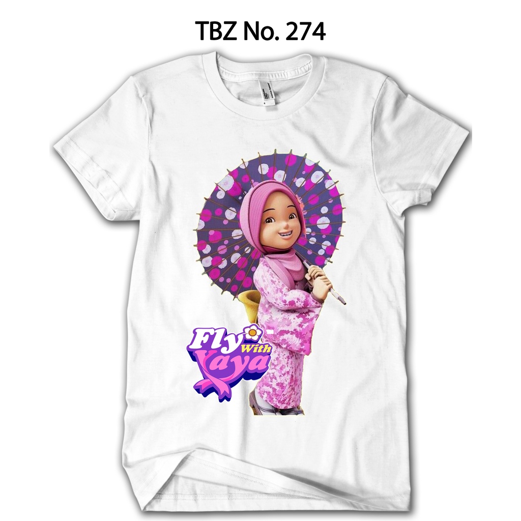 Kaos Boboiboy Yaya DEWASA Kids Cotton Premium 24s Distro