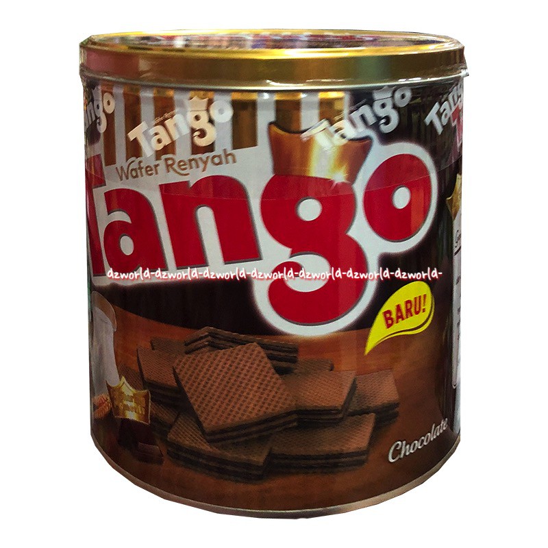 Tango Wafer Vanilla Coklat 300gr Milk Renyah Baru Wafer Susu Vanila Chocolate Tengo Kemasan Kaleng Tanggo