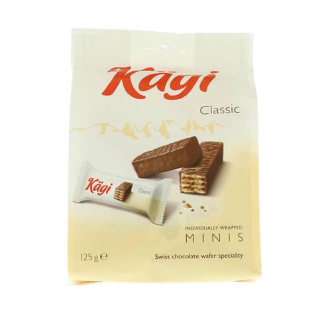 KAGI CLASSIC MINIS SWISS CHOCOLATE WAFER