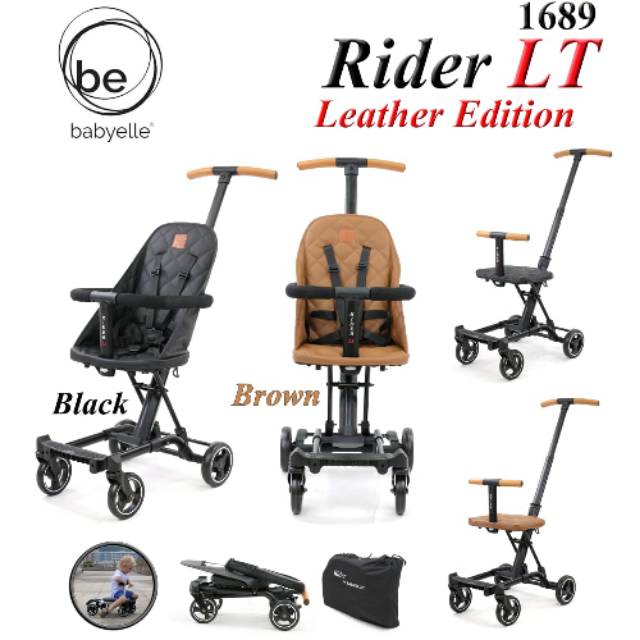 BABYELLE CONVERTIBLE RIDER 1689 LT LEATHER EDITION / KERETA DORONG BAYI BABYELLE RIDER